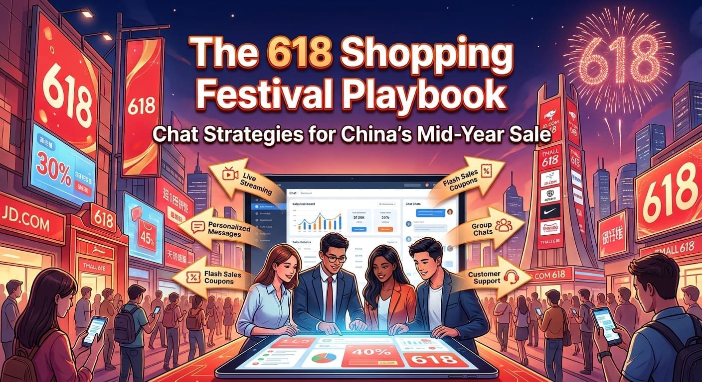The 618 Shopping Festival Playbook: Chat Strategies for China’s Mid-Year Sale