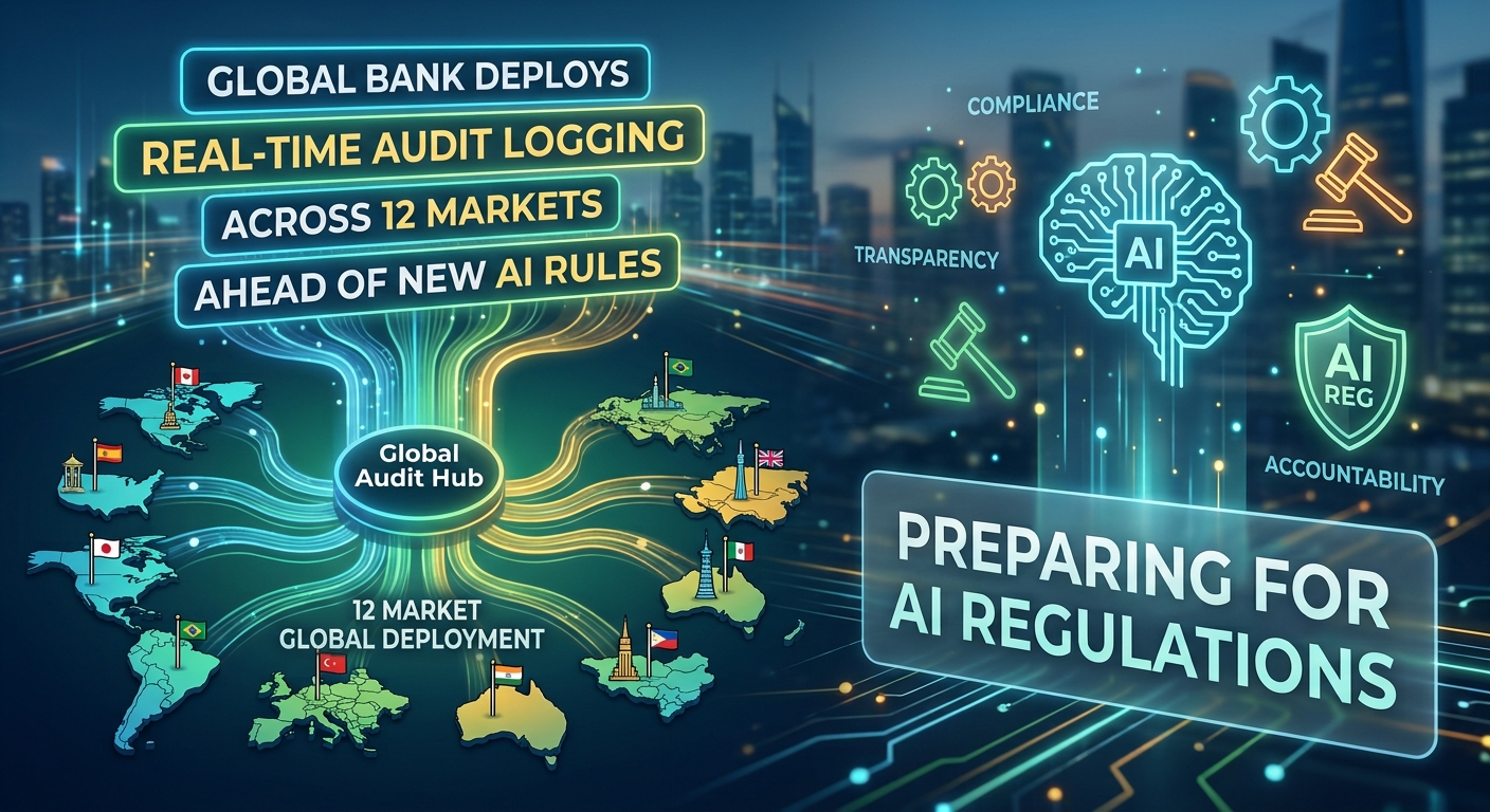 Global Bank Deploys Real-Time Audit Logging Across 12 Markets Ahead of New AI Rules