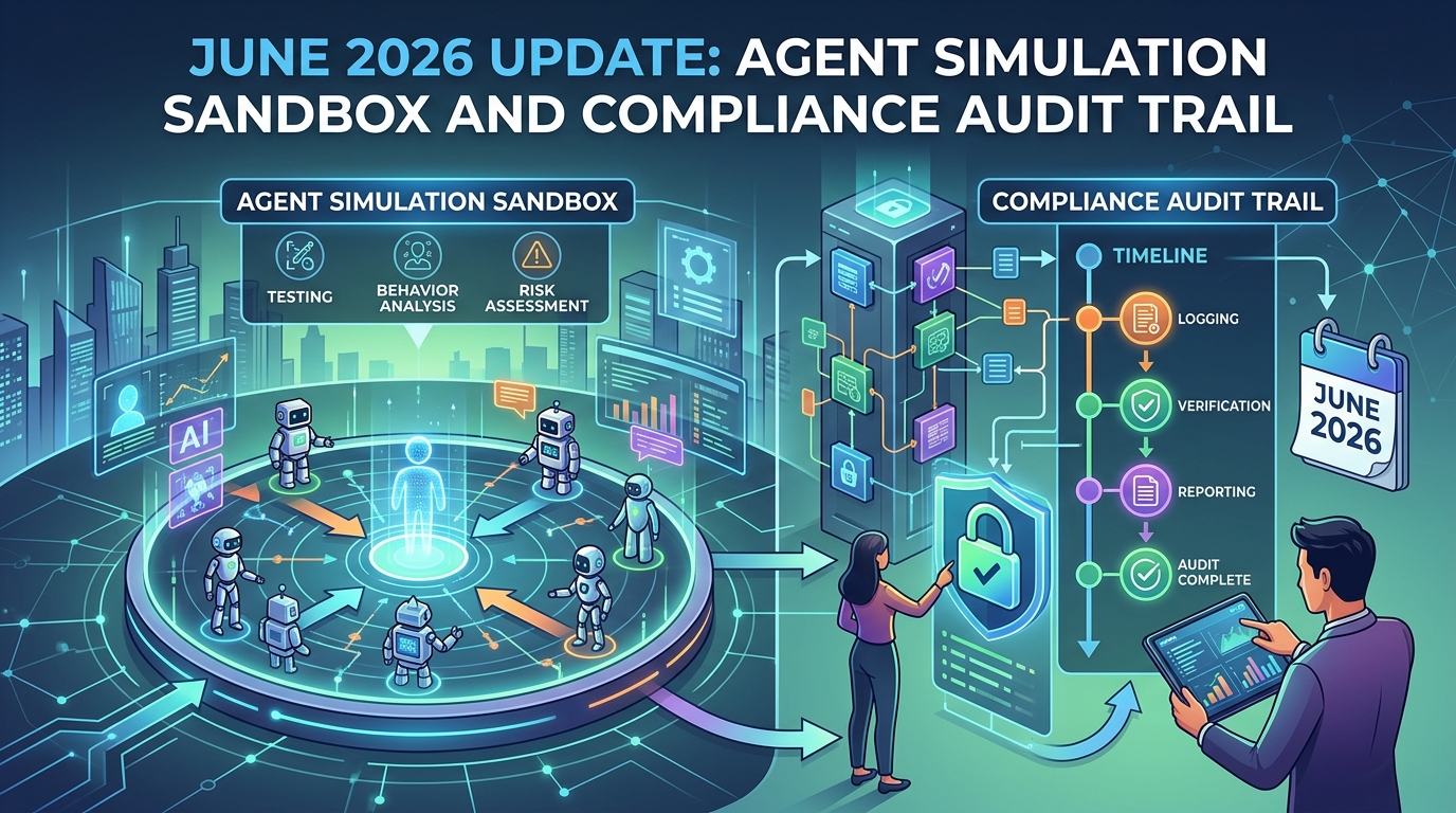 June 2026 Update: Agent Simulation Sandbox and Compliance Audit Trail