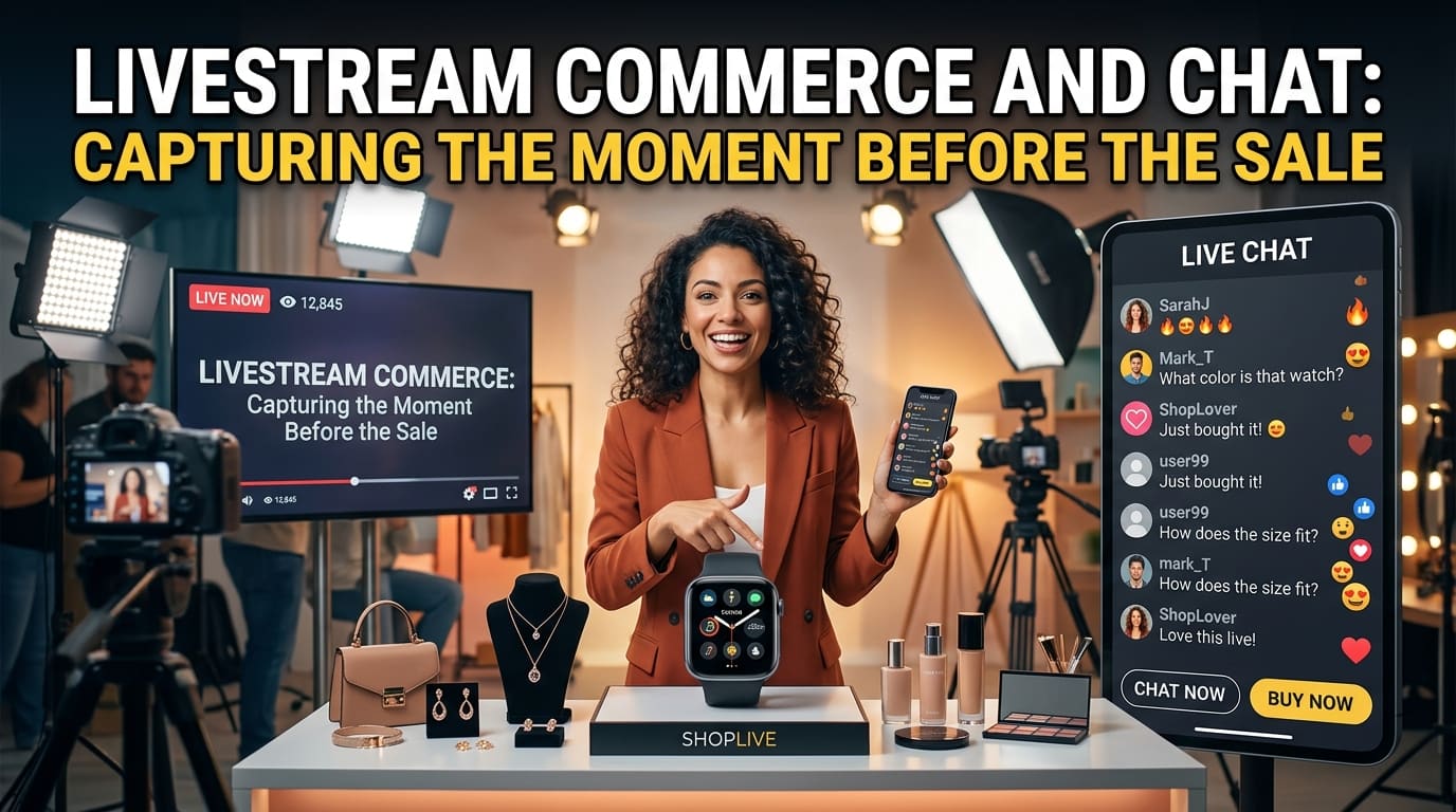 Livestream Commerce and Chat: Capturing the Moment Before the Sale