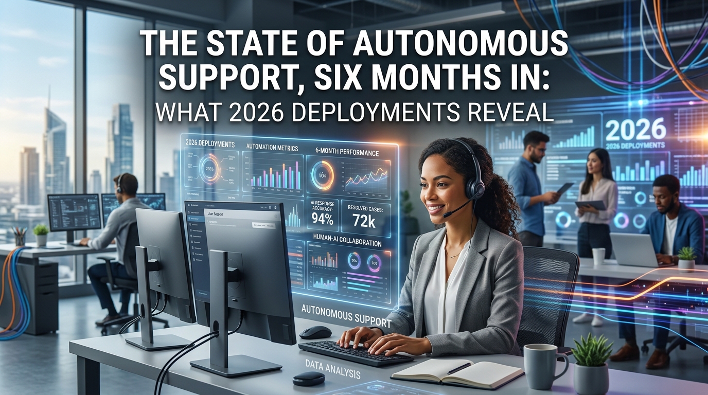 The State of Autonomous Support, Six Months In: What 2026 Deployments Reveal