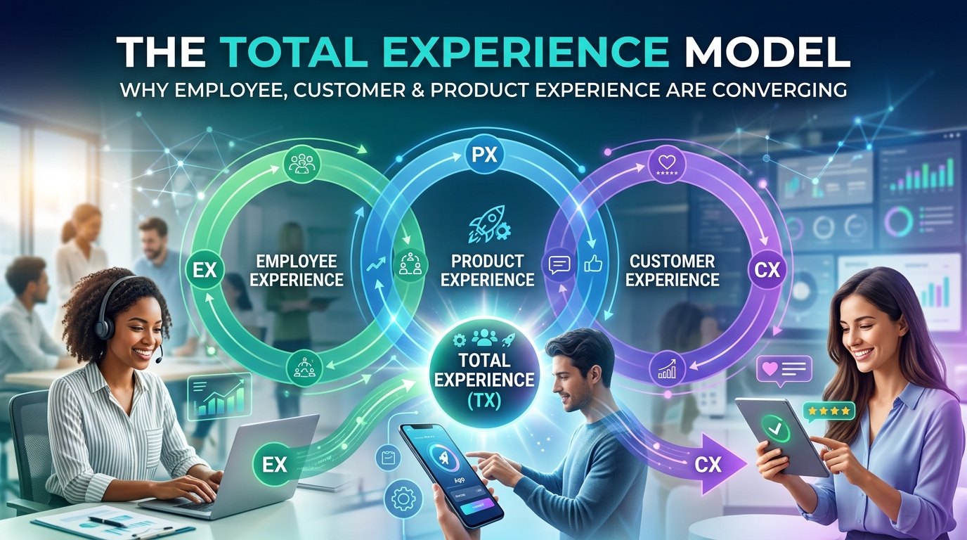 The Total Experience Model: Why Employee CX and Product Experience Are Converging