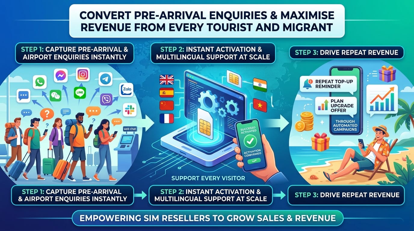 Telecommunications · SIM Card Resellers hero